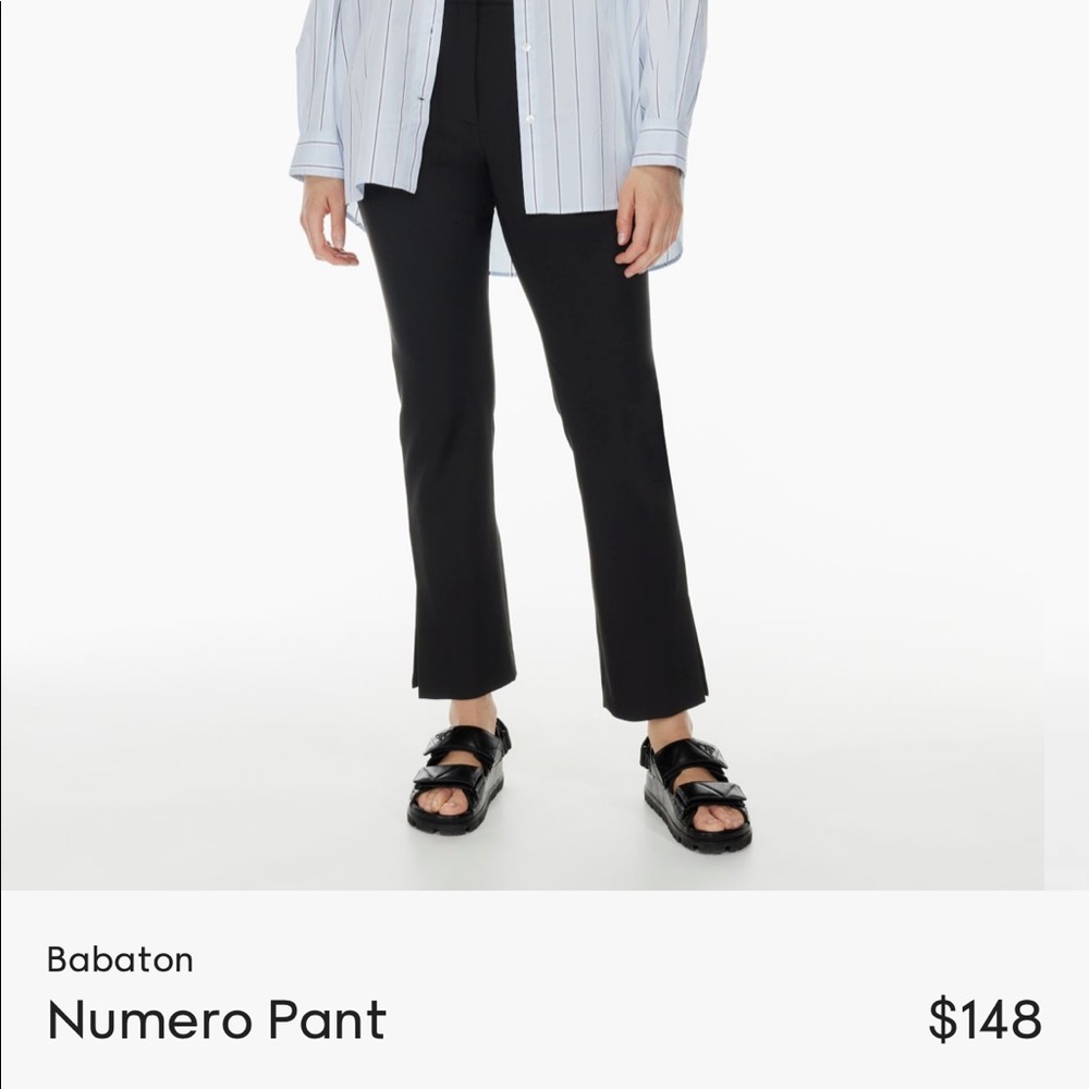 Babaton aritzia numero pant black size 12 BNWT